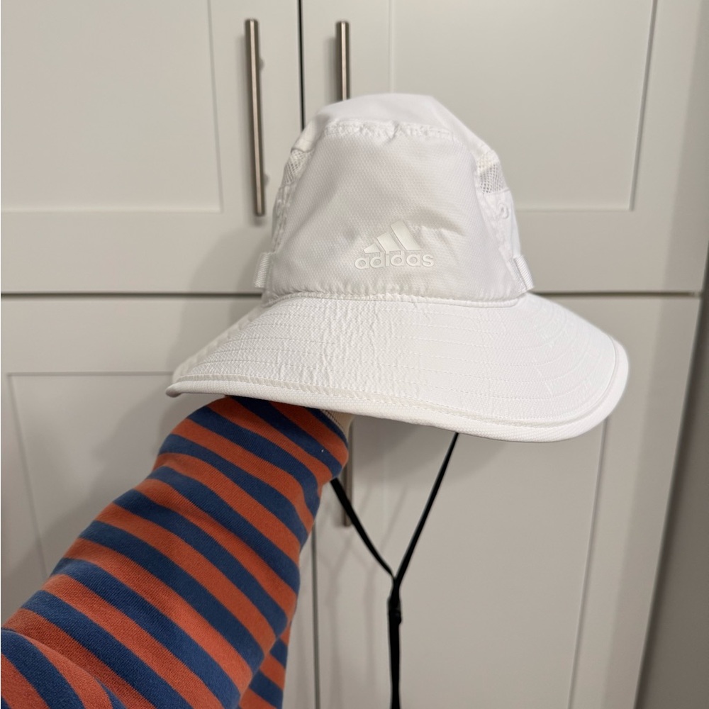 adidas White Bucket Hat